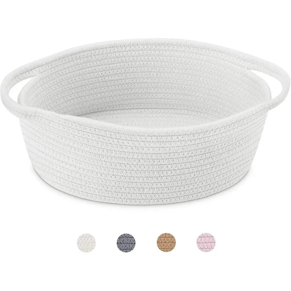 Маленькая корзина с ручками, декоративная веревка в стиле бохо, плетеная корзина для хранения игрушек для собак и кошек, органайзер для хранения полки, пасхальный рождественский подарок
Маленькая корзина с ручками, декоративная веревка в стиле бохо, плетеная корзина для хранения игрушек для собак и кошек, органайзер для хранения полки, пасхальный рождественский подарок