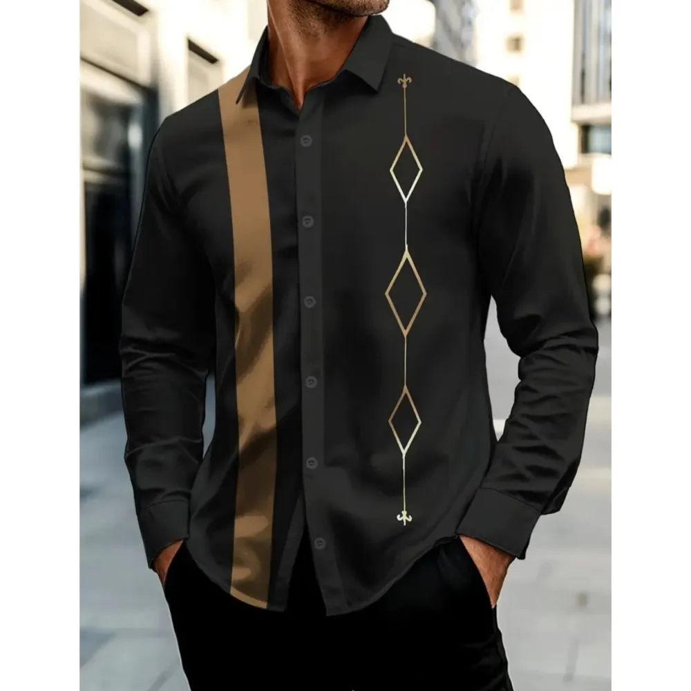New Men's Shirts With Hawaiian Patterns Large sized Long sleeved Shirts For Men Comfortable Lapel Tops
New Men's Shirts With Hawaiian Patterns Large sized Long sleeved Shirts For Men Comfortable Lapel Tops