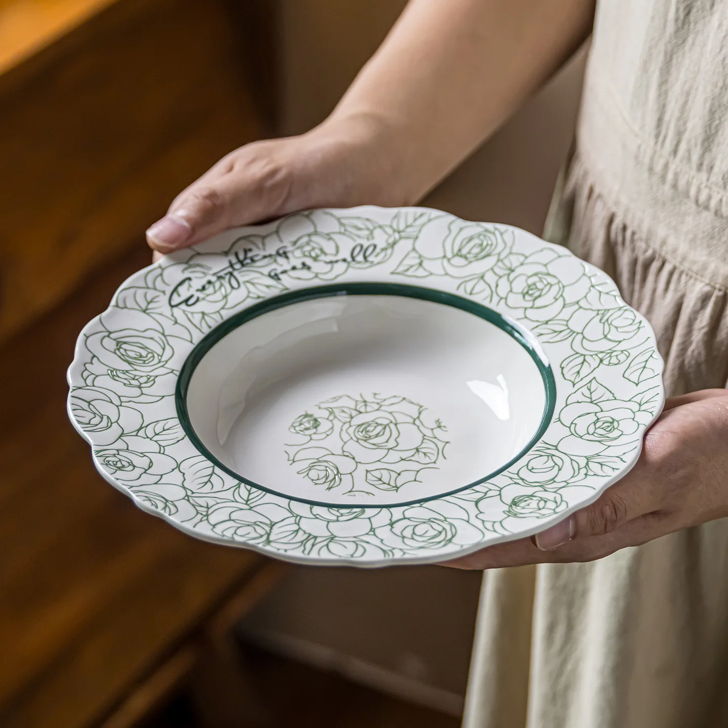 HYS French Ceramic Dessert Straw Hat Bowl Premium Tableware Household Dish Bowl Western Pasta Bowl Personal Soup
HYS French Ceramic Dessert Straw Hat Bowl Premium Tableware Household Dish Bowl Western Pasta Bowl Personal Soup
