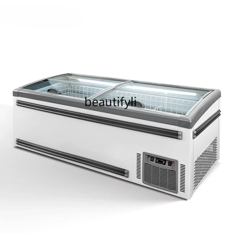A38 Commercial large-capacity freezer horizontal frost-free refrigerator ice cream freezer display cabinet
A38 Commercial large-capacity freezer horizontal frost-free refrigerator ice cream freezer display cabinet