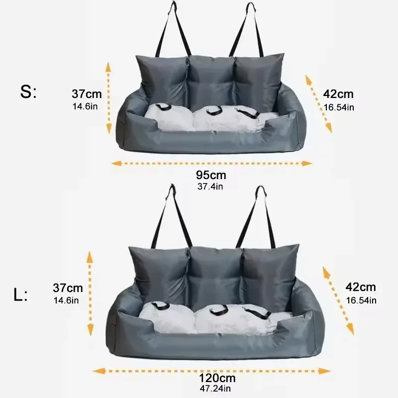 Removable Waterproof Dog Car Seat Dog Beds Pet Car Seat Portable Travel Dog Car Backseat Pet Carrier Bag Solid Pattern
Removable Waterproof Dog Car Seat Dog Beds Pet Car Seat Portable Travel Dog Car Backseat Pet Carrier Bag Solid Pattern