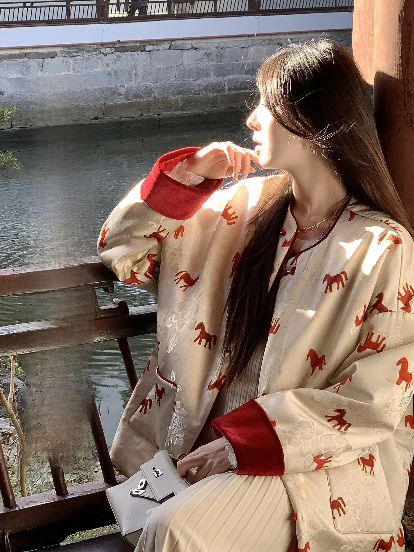 Aboutpoem Double-Sided Cotton Jaet round Ne High Densi Silk Print Spring New Year Chinese Sle Women's Outerwear
Aboutpoem Double-Sided Cotton Jaet round Ne High Densi Silk Print Spring New Year Chinese Sle Women's Outerwear