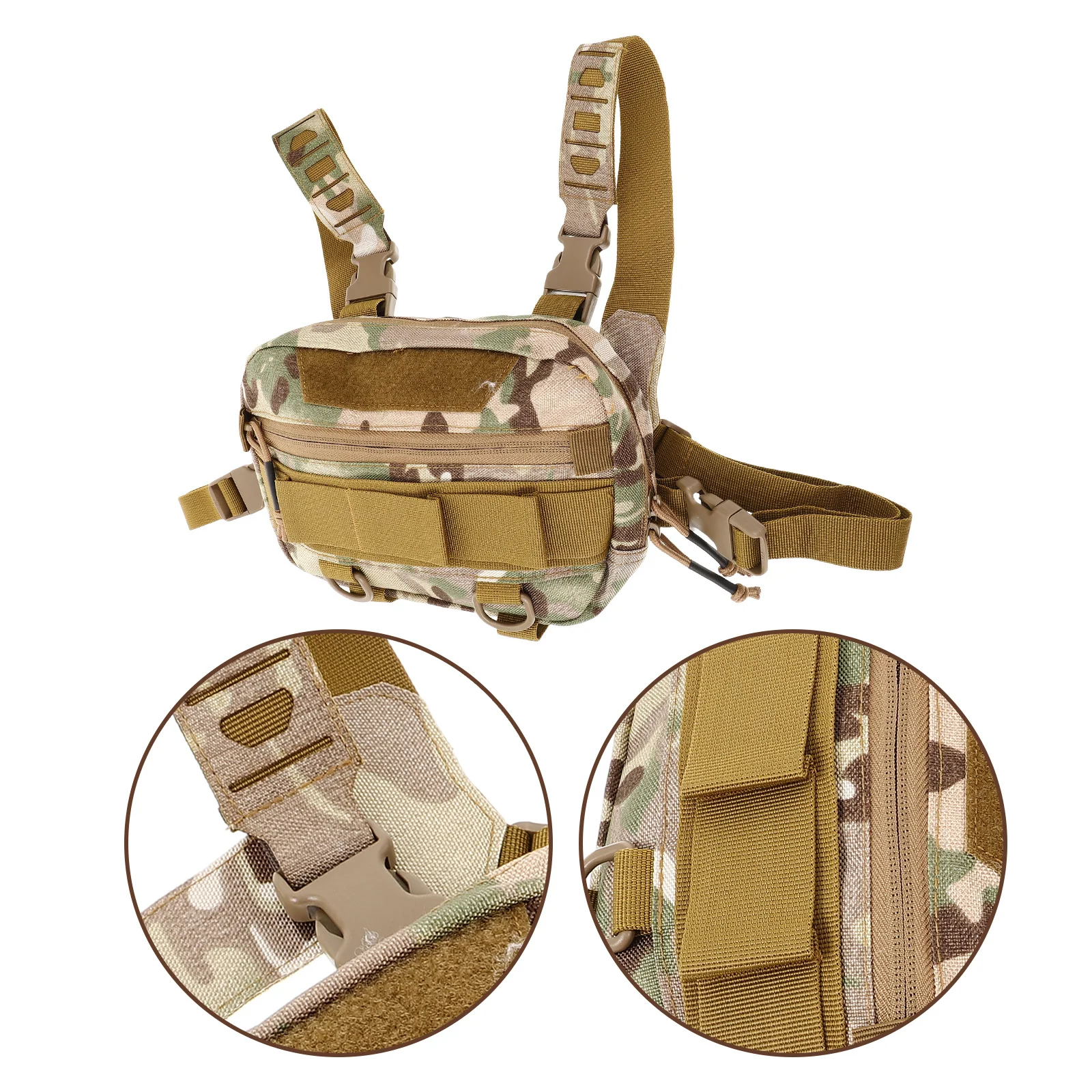 Multi-Purpose Outdoor Chest Bag For Men Oxford Cloth Wear-Resistant Adjustable Comfortable Hiking Running Travel Sports Gear
Multi-Purpose Outdoor Chest Bag For Men Oxford Cloth Wear-Resistant Adjustable Comfortable Hiking Running Travel Sports Gear