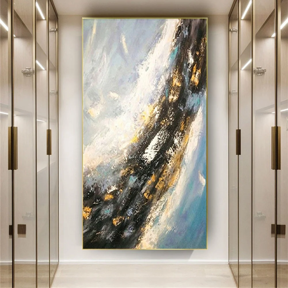 100% Handmade Abstract Oil Painting High Quality Wall Picture Modern Canvas Poster Artwork Art Image Large Mural For Home Decor
100% Handmade Abstract Oil Painting High Quality Wall Picture Modern Canvas Poster Artwork Art Image Large Mural For Home Decor