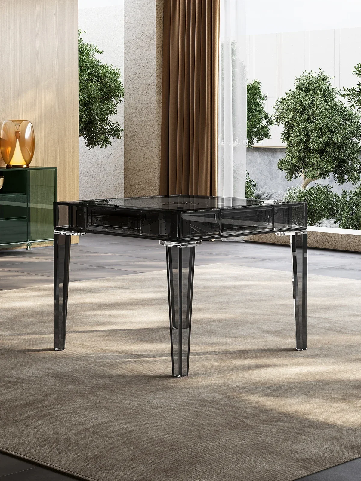 Automatic mahjong machine, dining table, dual-purpose club, household mahjong table
Automatic mahjong machine, dining table, dual-purpose club, household mahjong table