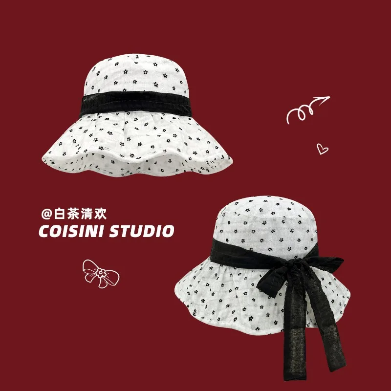 New French Flower Jacquard Bow Bucket Hat for Women Summer Outdoor Vacation Breathable Wide Brim Sun Protection Sweet Sun Caps
New French Flower Jacquard Bow Bucket Hat for Women Summer Outdoor Vacation Breathable Wide Brim Sun Protection Sweet Sun Caps