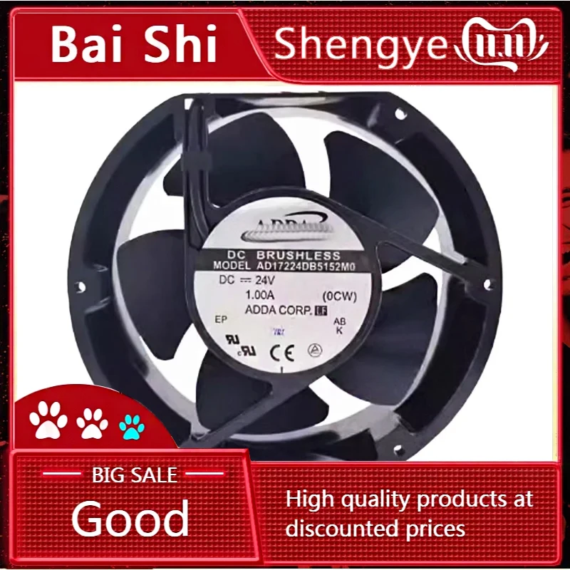 AD17224DB5152M0 Новый 17251 24V 1.00A сигнал тревоги выход охлаждающий вентилятор
AD17224DB5152M0 Новый 17251 24V 1.00A сигнал тревоги выход охлаждающий вентилятор