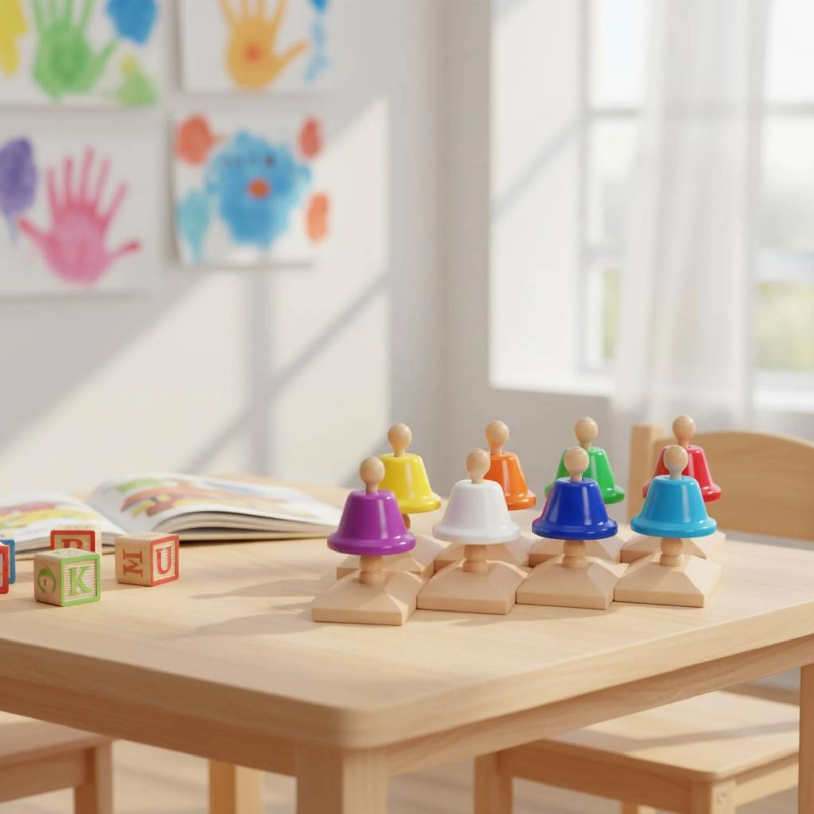 8 Note Hand Bell Set Child-Centered 8 Note Hand Bells Colored Tone Bells Well Tuned Bell Instrument Set Polished Edges
8 Note Hand Bell Set Child-Centered 8 Note Hand Bells Colored Tone Bells Well Tuned Bell Instrument Set Polished Edges