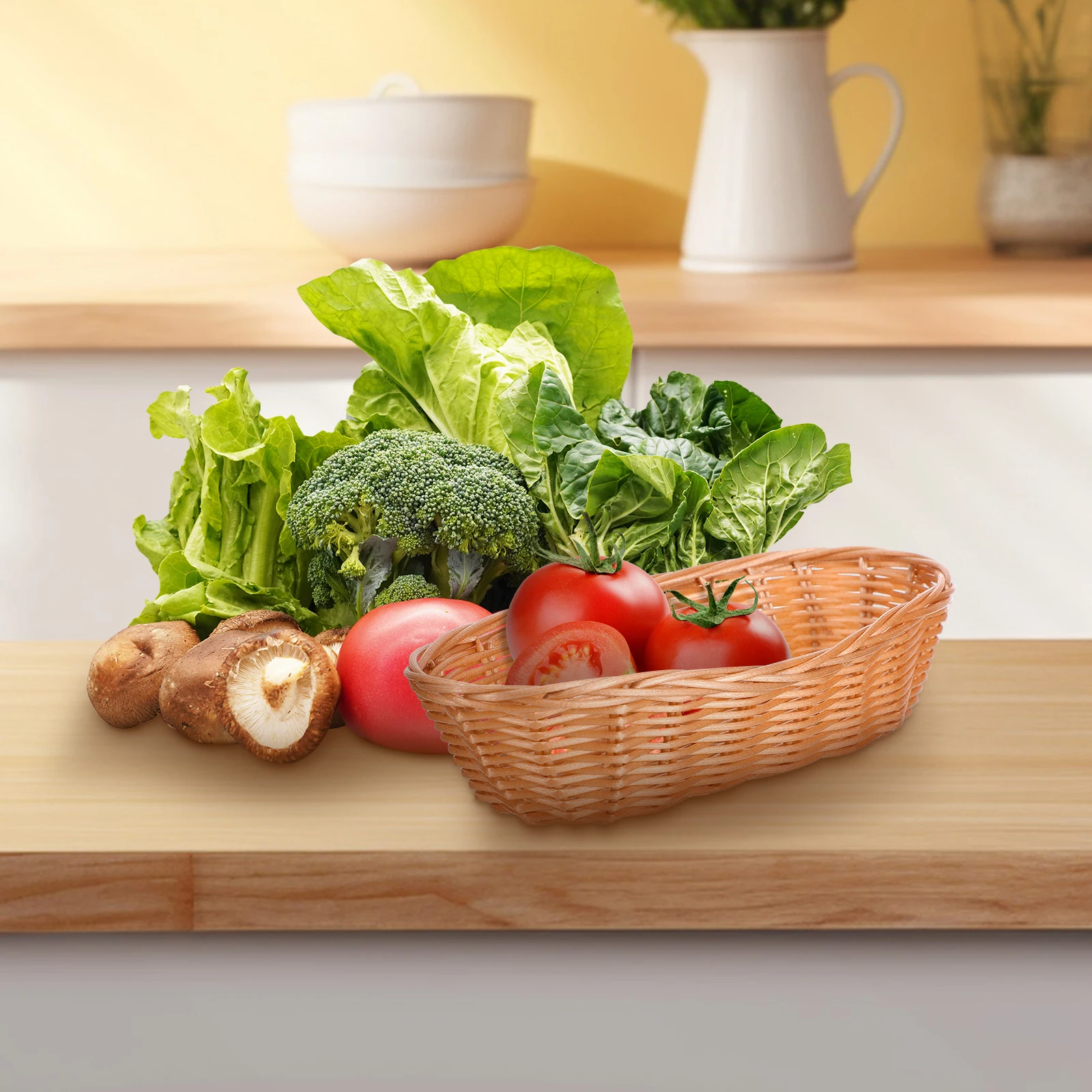 10 Pcs Bread Baskets 23x10x6cm Lightweight Plastic Breathable Food Preservation Home Bread Baskets For Table Restaurant Gifts
10 Pcs Bread Baskets 23x10x6cm Lightweight Plastic Breathable Food Preservation Home Bread Baskets For Table Restaurant Gifts