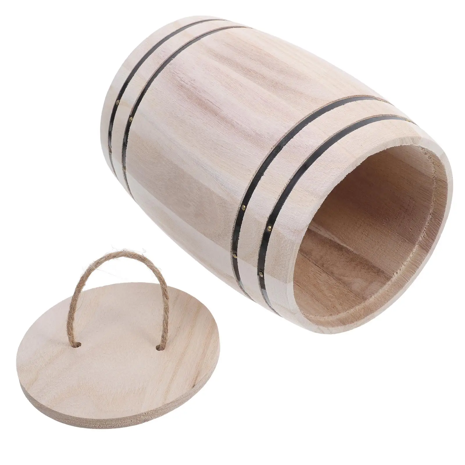 Steamer Wooden Barrel Cask for Coffee Bean Spices Ornament Bamboo Pen Container Office Desk Organizer
Steamer Wooden Barrel Cask for Coffee Bean Spices Ornament Bamboo Pen Container Office Desk Organizer
