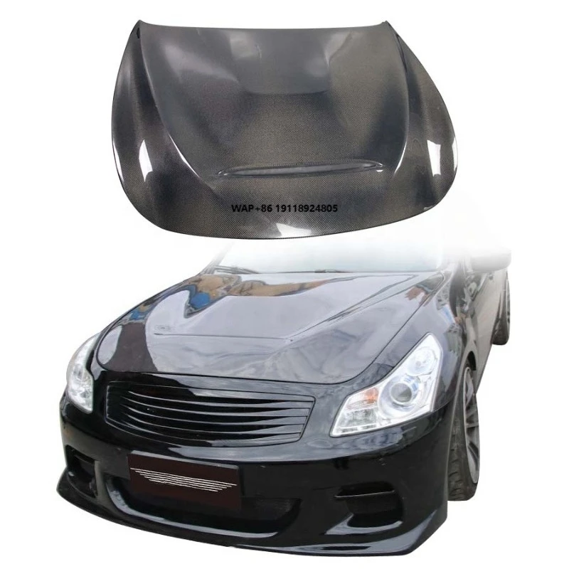 GTS Style Carbon Fiber Hood for G37 G25 Q40 4-Door Bonnet Body Kit with New Condition and Included Bolts
GTS Style Carbon Fiber Hood for G37 G25 Q40 4-Door Bonnet Body Kit with New Condition and Included Bolts