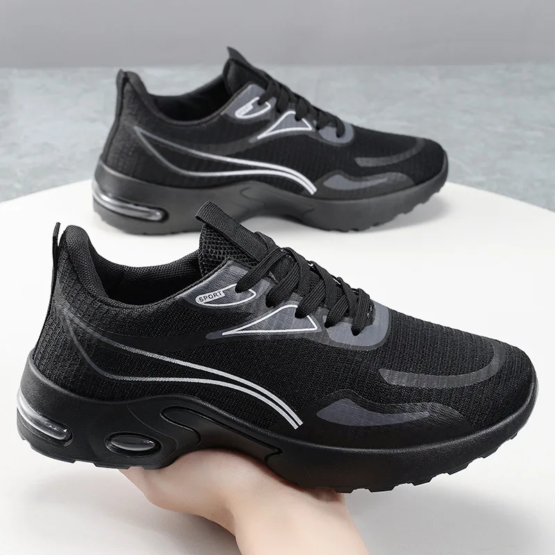 New Men's Shoes Korean Knitted Air Cushion Soft soled Shoes Fashion Trend Breathable Sports Shoes Men's sneakers men
New Men's Shoes Korean Knitted Air Cushion Soft soled Shoes Fashion Trend Breathable Sports Shoes Men's sneakers men