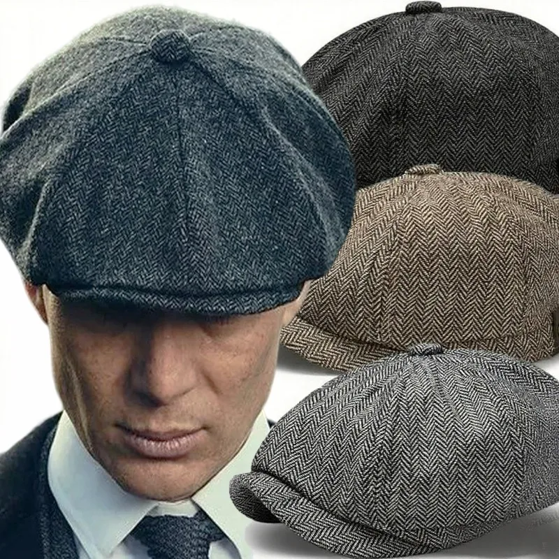 Men Casual Peaky Blinders Hat Spring Autumn Retro Beret Hats Wild Casual Hats Unisex Wild Octagonal Cap Girl Newsboy British Hat
Men Casual Peaky Blinders Hat Spring Autumn Retro Beret Hats Wild Casual Hats Unisex Wild Octagonal Cap Girl Newsboy British Hat