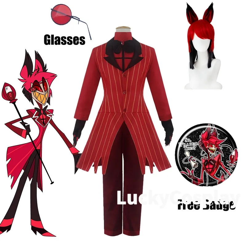 ALASTOR Hotel Cosplay Men Anime COS Jacket Pants Uniform Halloween Carnival Party Costume Role Play Outfits Full Set
ALASTOR Hotel Cosplay Men Anime COS Jacket Pants Uniform Halloween Carnival Party Costume Role Play Outfits Full Set