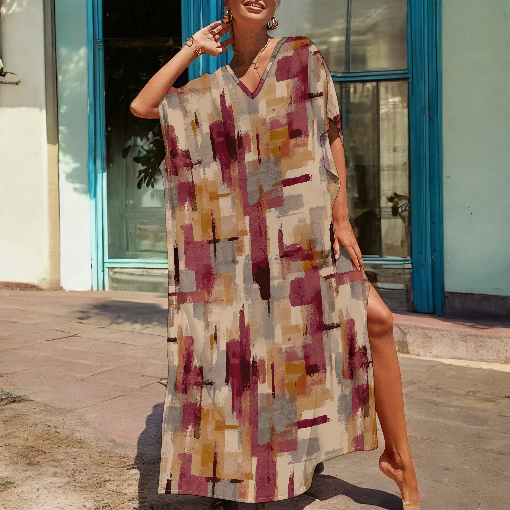 Abstract Print Kaftan Dress Afrocentric S-3XL Women's Casual Fall Winter Fashion
Abstract Print Kaftan Dress Afrocentric S-3XL Women's Casual Fall Winter Fashion