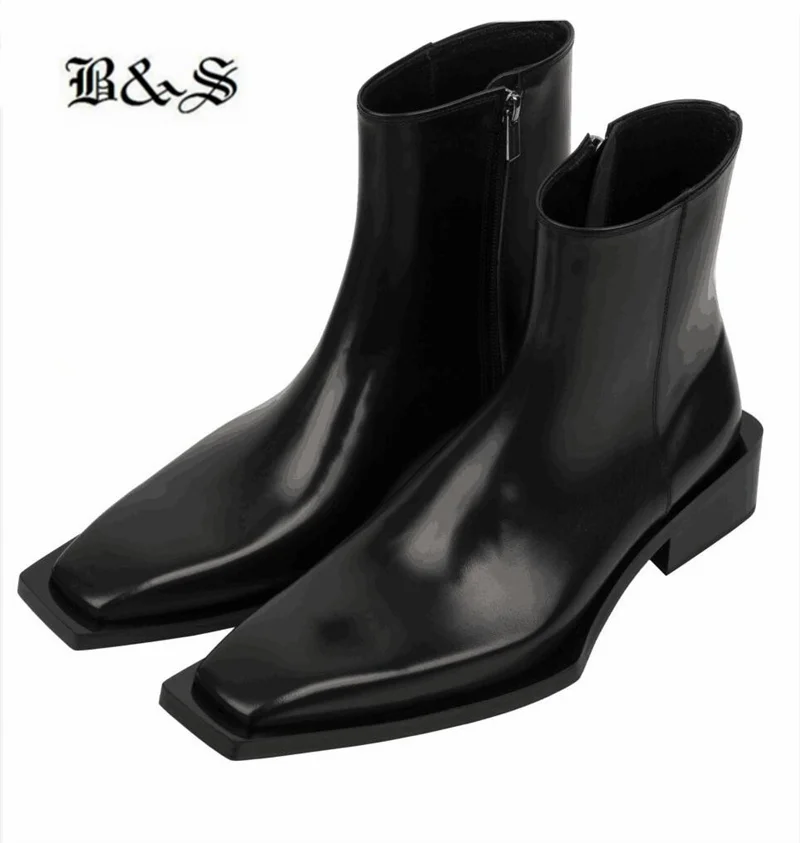 Black& Street Square Toe Patent Genuine Leather Handmade skinny Boots Thick Sole Platform Wedge Dress wedding Botas
Black& Street Square Toe Patent Genuine Leather Handmade skinny Boots Thick Sole Platform Wedge Dress wedding Botas
