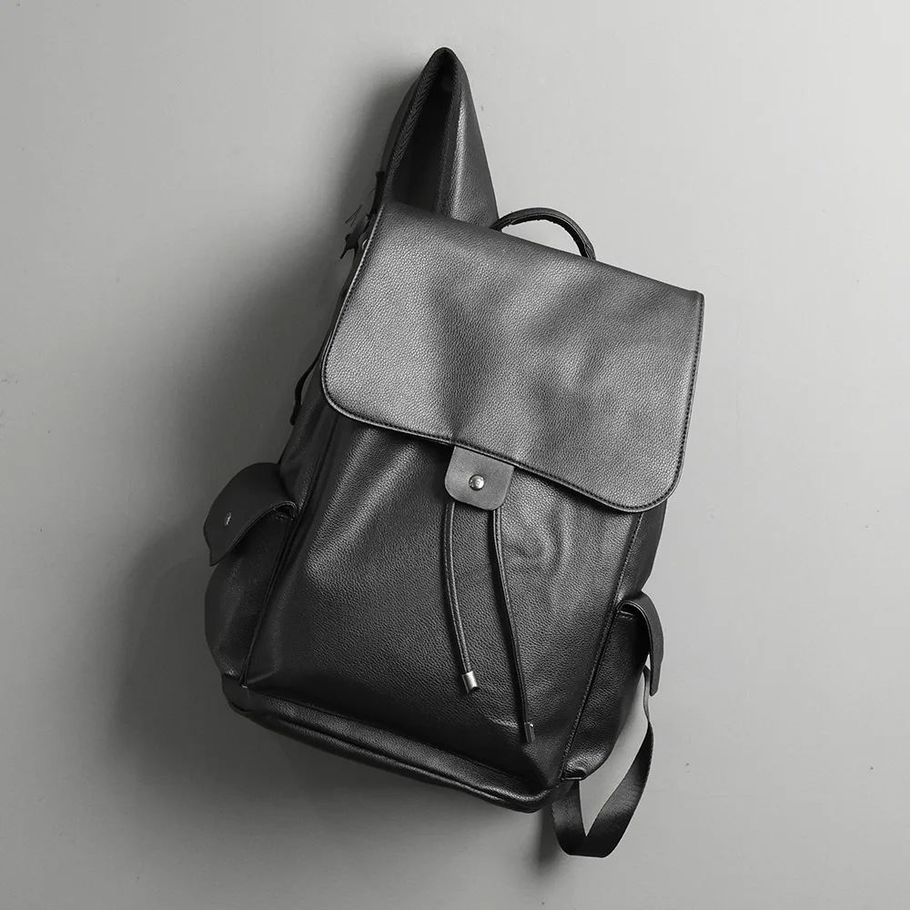 Black Classic Backpack Korean Travel Large BagPack PU Leather Schoolbag mochila For Male/Women's Daypack Female Shoulder Bag Sac
Black Classic Backpack Korean Travel Large BagPack PU Leather Schoolbag mochila For Male/Women's Daypack Female Shoulder Bag Sac