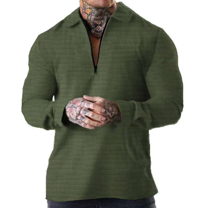 Men's Sweatshirt Spring Autumn Casual Solid Turn-down Collar Pullover Sweatshirts Long Sleeve Streetwear Tracksuit Men Pullovers
Men's Sweatshirt Spring Autumn Casual Solid Turn-down Collar Pullover Sweatshirts Long Sleeve Streetwear Tracksuit Men Pullovers