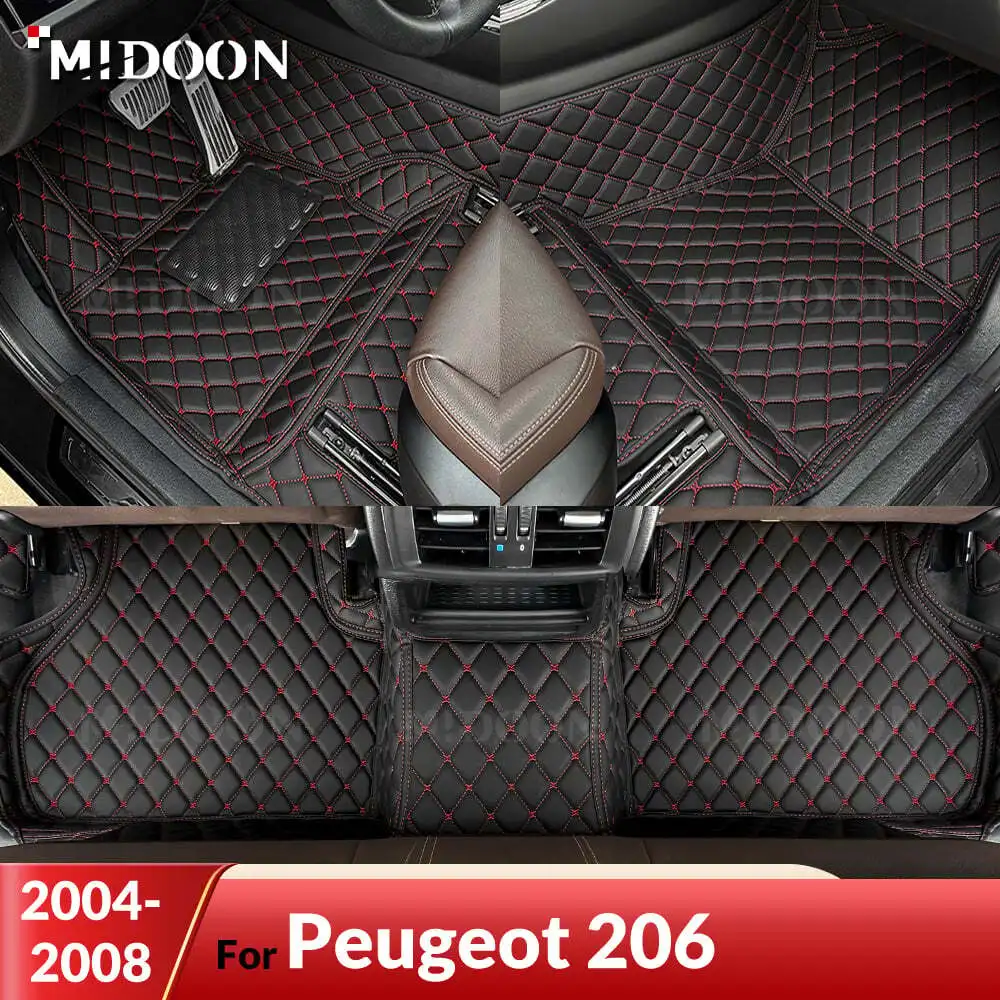 MIDOON Car Floor Mats For Peugeot 206 2004 2005 2006 2007 2008 Custom Auto Foot Pads Auto Carpet Cover Interior Accessories
MIDOON Car Floor Mats For Peugeot 206 2004 2005 2006 2007 2008 Custom Auto Foot Pads Auto Carpet Cover Interior Accessories