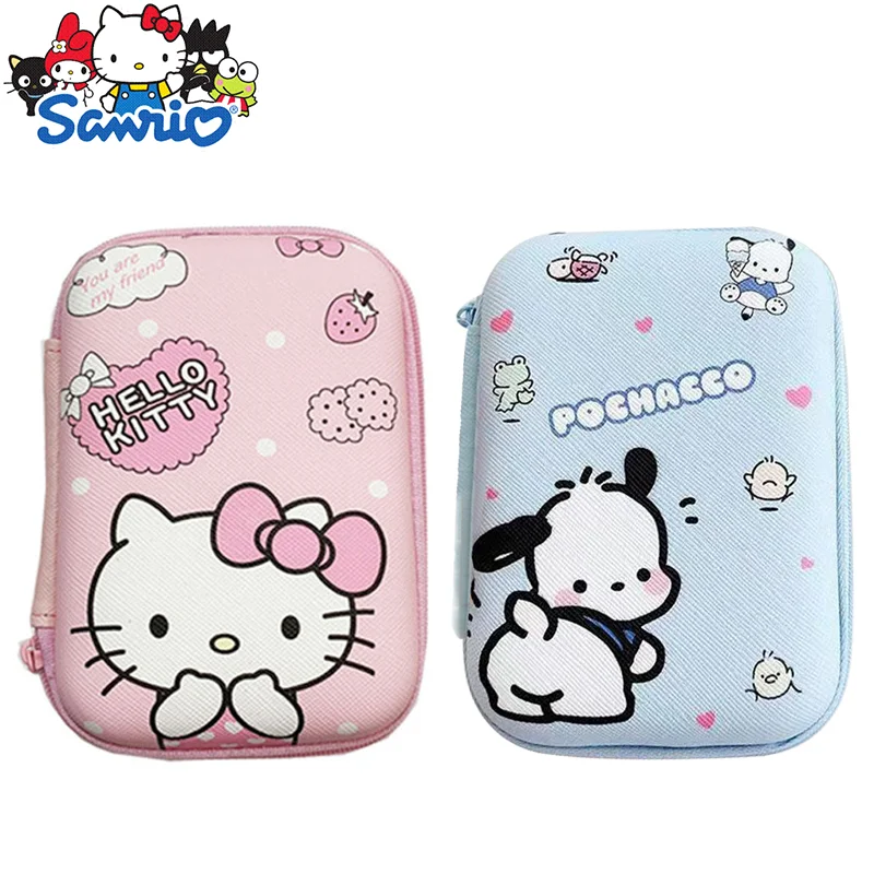 Sanrio Hello Kitty Anime Collection Card Storage Box Headphones Hard Case Earphone Bag Waterproof Data Cable Protection Bags
Sanrio Hello Kitty Anime Collection Card Storage Box Headphones Hard Case Earphone Bag Waterproof Data Cable Protection Bags
