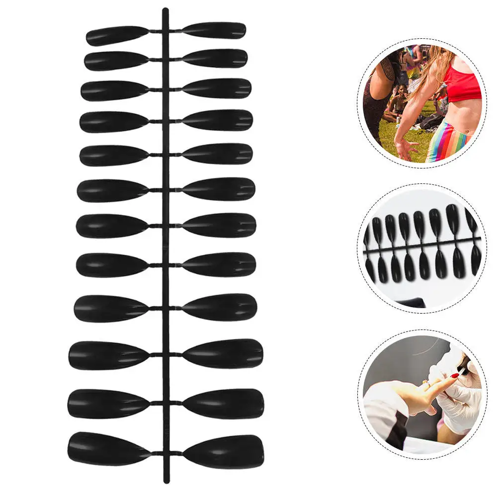 72Pcs False Nail Full Cover Long Fake Nails for Party Halloween Night Club Women Nail Art Decoration Fake Nails
72Pcs False Nail Full Cover Long Fake Nails for Party Halloween Night Club Women Nail Art Decoration Fake Nails