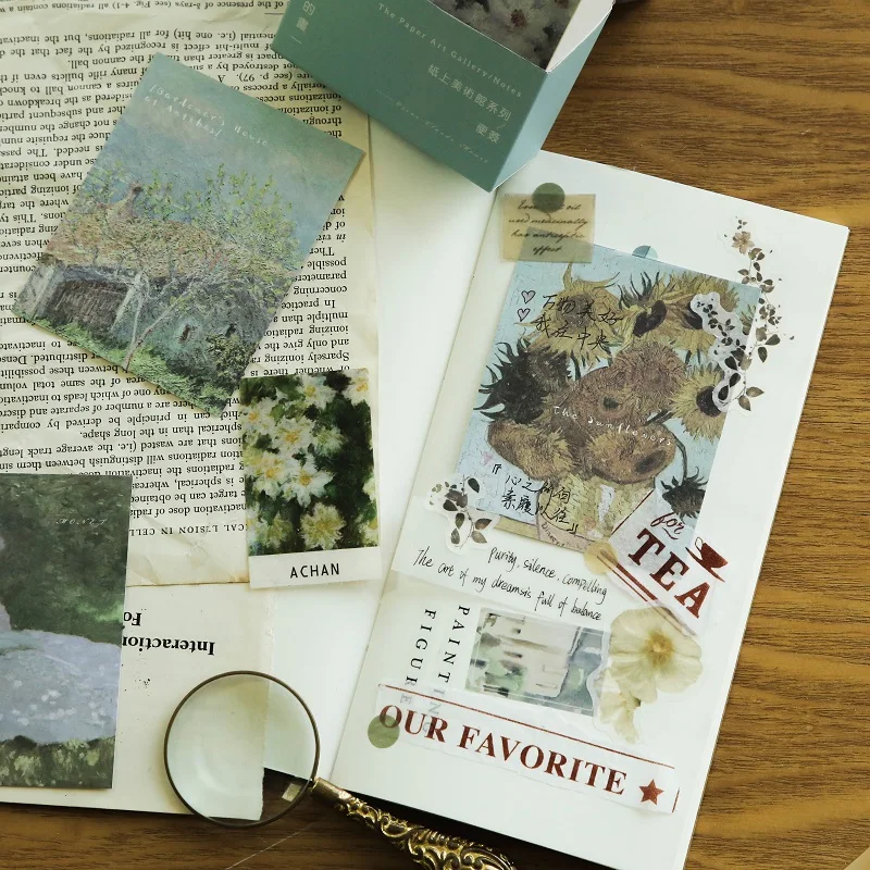 Memo Pad Oil Painting Series Retro Hand Account Memo Pad DIY Decorative Material Paper Background Paper Note Paper
Memo Pad Oil Painting Series Retro Hand Account Memo Pad DIY Decorative Material Paper Background Paper Note Paper