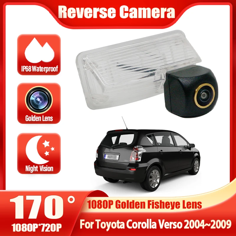 Автомобильная камера заднего вида для Toyota Corolla Verso 2004 2005 2006 2007 2008 2009, камера заднего вида, высококачественная камера заднего вида 1080P
Автомобильная камера заднего вида для Toyota Corolla Verso 2004 2005 2006 2007 2008 2009, камера заднего вида, высококачественная камера заднего вида 1080P