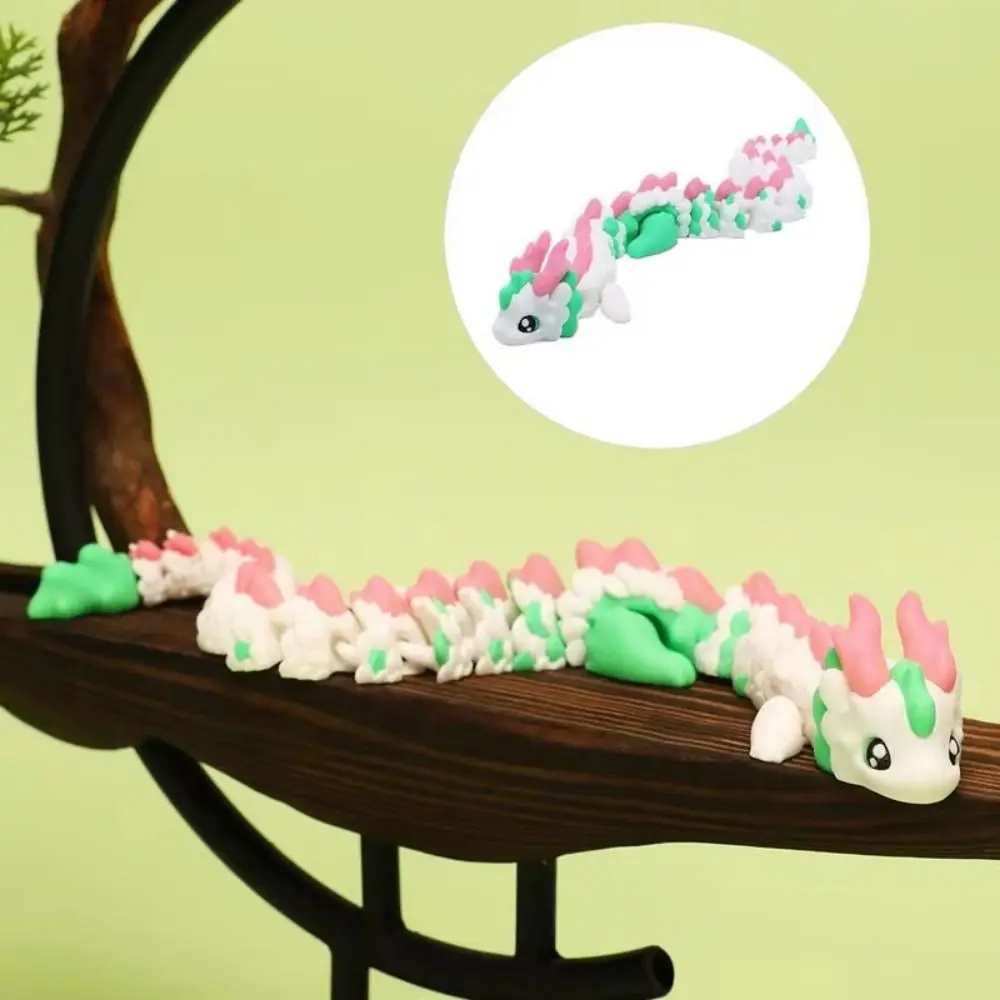 Long Haired 3D Printed Dragon Home Office Movable Joint Dragon Model Toy Multi-color Gradient Dragon Action Figure
Long Haired 3D Printed Dragon Home Office Movable Joint Dragon Model Toy Multi-color Gradient Dragon Action Figure
