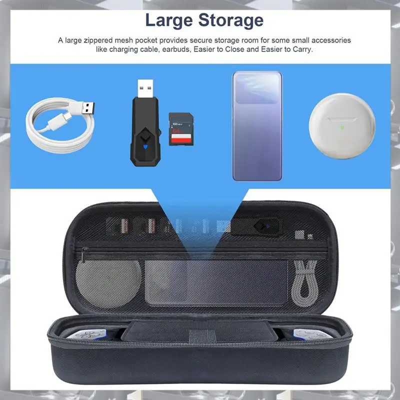Hot Selling-EVA Shockproof Carrying Case For Playstation Portal Protective Handheld Console Handbag With Game Accessories Storag
Hot Selling-EVA Shockproof Carrying Case For Playstation Portal Protective Handheld Console Handbag With Game Accessories Storag