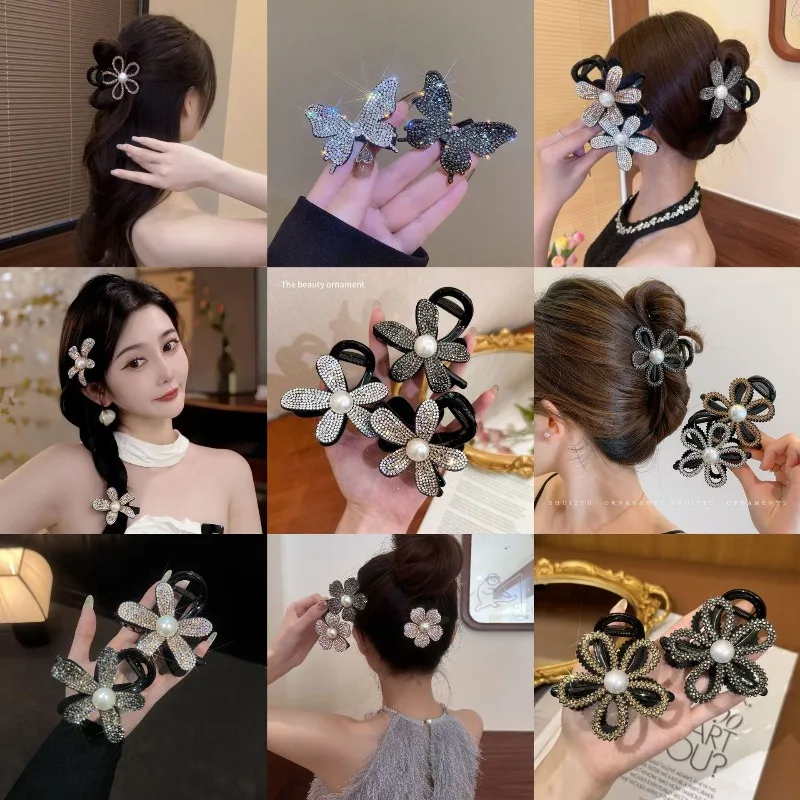 Korean Fashion Rhinestone Floral Hair Clips Women Stylish Diamond Bangs Barrettes Hair Accessories,Internet-famous hair clip
Korean Fashion Rhinestone Floral Hair Clips Women Stylish Diamond Bangs Barrettes Hair Accessories,Internet-famous hair clip