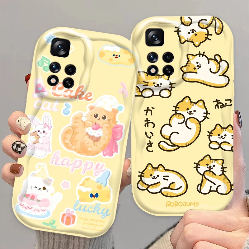 Cute Simple Cartoon Kitten For Xiaomi Redmi Note 13 12 12S 11S 11 10 9 8 10A 9C 9T Pro Plus 5G Wave Oil TPU Phone Case
Cute Simple Cartoon Kitten For Xiaomi Redmi Note 13 12 12S 11S 11 10 9 8 10A 9C 9T Pro Plus 5G Wave Oil TPU Phone Case