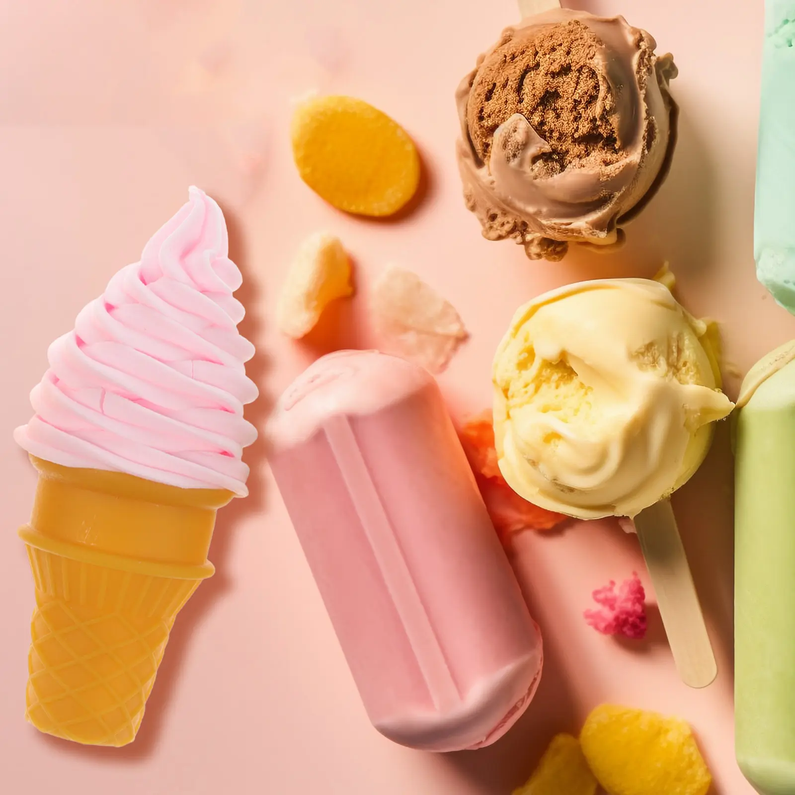 4Pcs Fun Ice Cream Sweet Treat Decor Creative Tabletop Small Fake Ice Cream for Kids Early Education Camping Party Favors Photo
4Pcs Fun Ice Cream Sweet Treat Decor Creative Tabletop Small Fake Ice Cream for Kids Early Education Camping Party Favors Photo