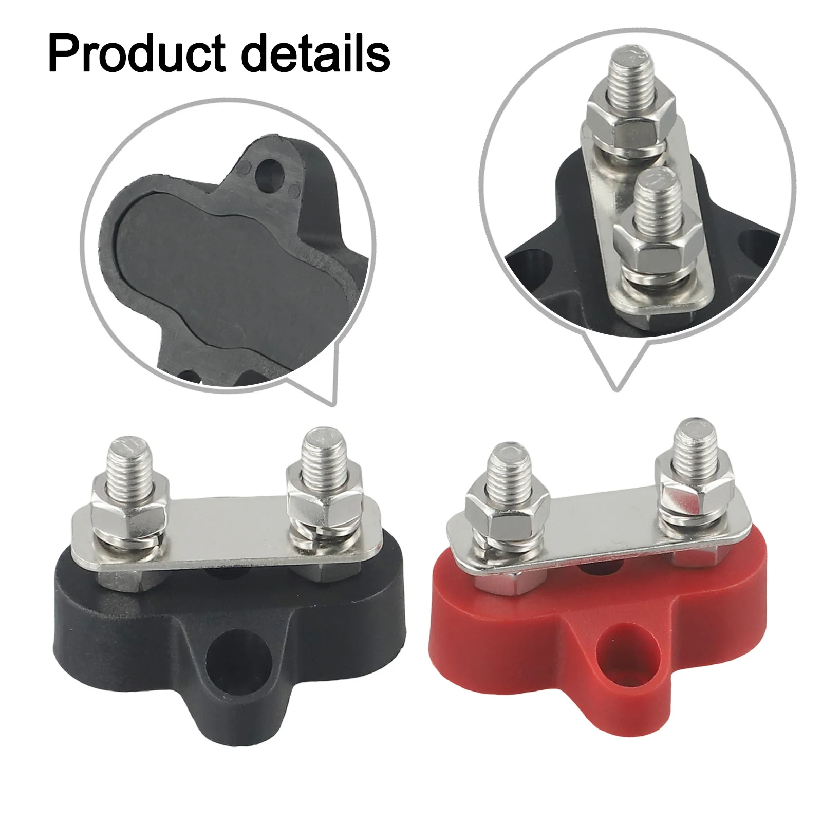 M6 Busbar Terminal Battery Terminal Blocks 12V 48V Busbar Terminal Flame-retardant Material Mechanical Strength
M6 Busbar Terminal Battery Terminal Blocks 12V 48V Busbar Terminal Flame-retardant Material Mechanical Strength