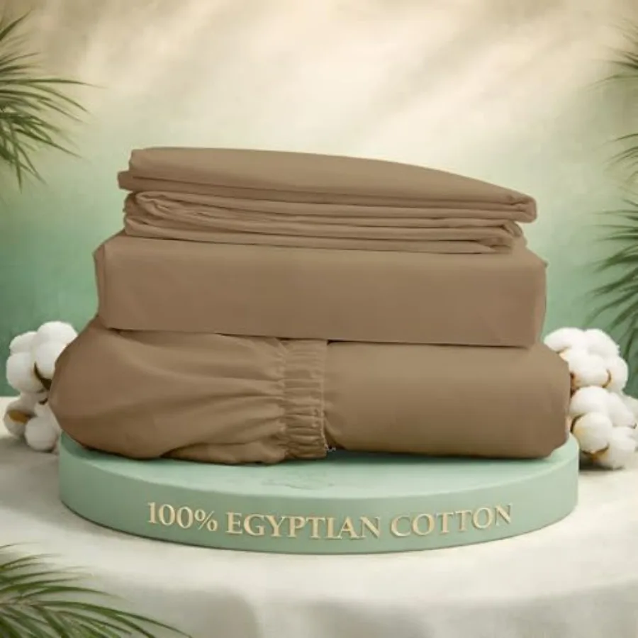 Sheets Size Bed Sheets-100% Long Staple Soft Egyptian Cotton SheetSet, 4 Pcs Set-Upto 15" Deep Pocket-Pure Egyptian Cotton Bed
Sheets Size Bed Sheets-100% Long Staple Soft Egyptian Cotton SheetSet, 4 Pcs Set-Upto 15" Deep Pocket-Pure Egyptian Cotton Bed