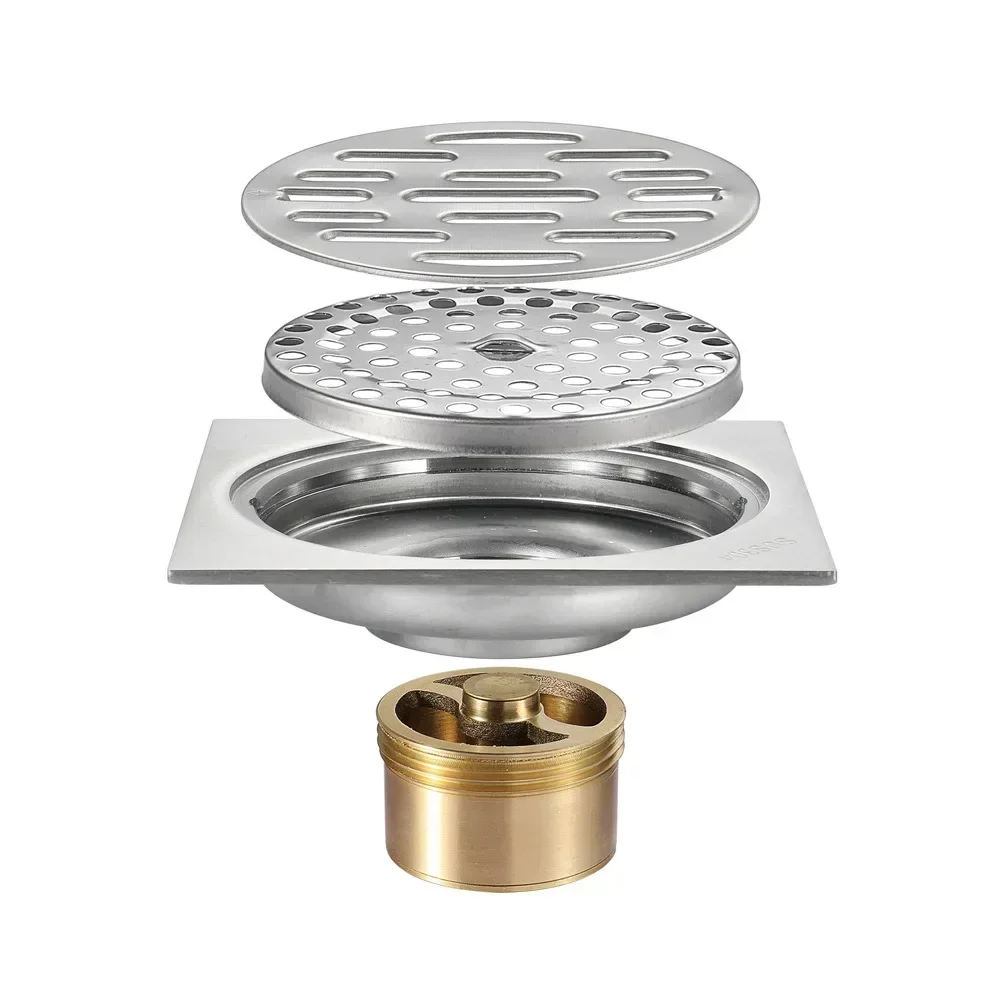 hong jing Shower Drain Thick Stainless Steel Floor Drain Ordinary Bathroom Toilet Kitchen Balcony Dedicated To prevent odor
hong jing Shower Drain Thick Stainless Steel Floor Drain Ordinary Bathroom Toilet Kitchen Balcony Dedicated To prevent odor
