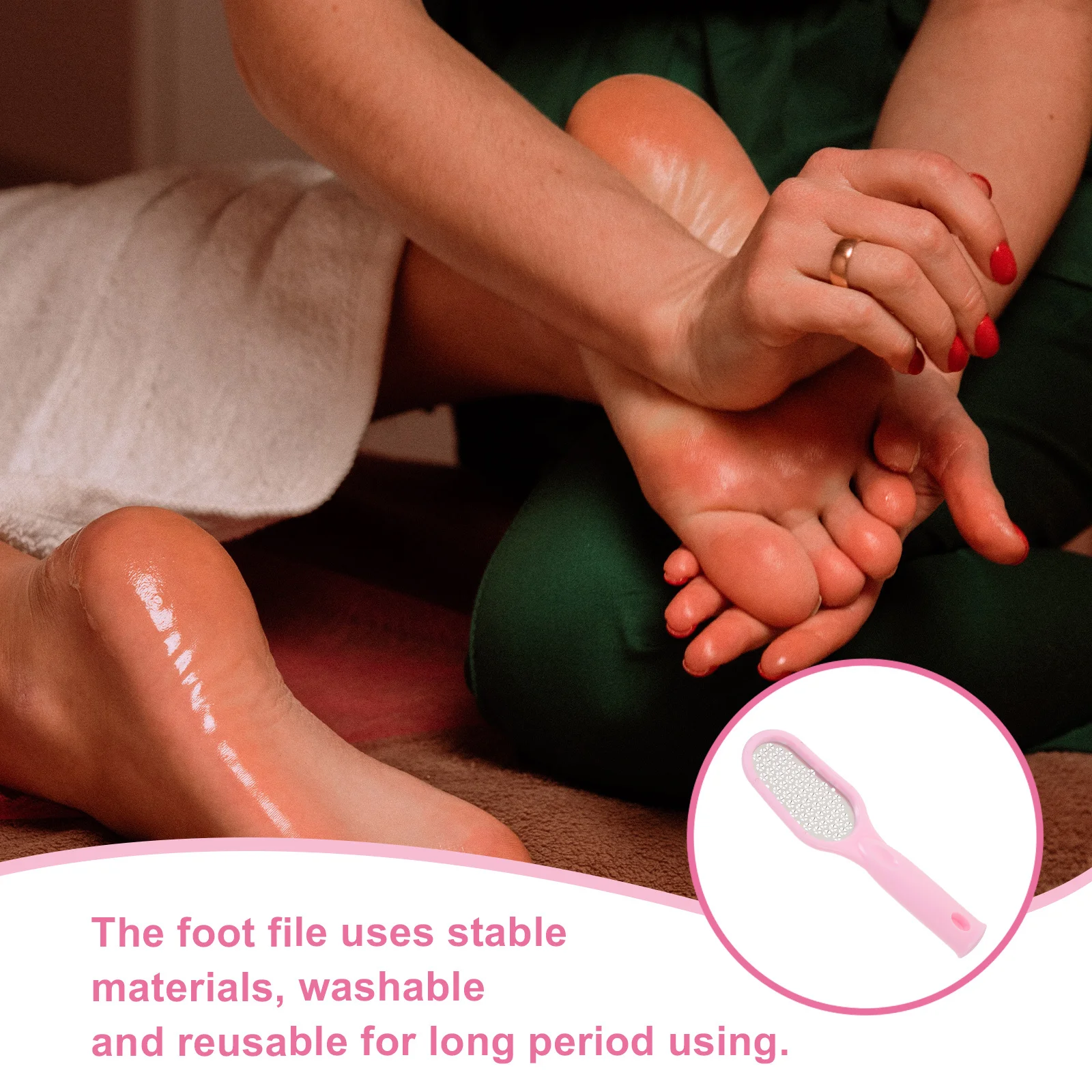 Manual Foot Callus Remover File Stainless Steel Pedicure Tool for Dead Skin Feet Care Scrubber Reusable Exfoliator
Manual Foot Callus Remover File Stainless Steel Pedicure Tool for Dead Skin Feet Care Scrubber Reusable Exfoliator
