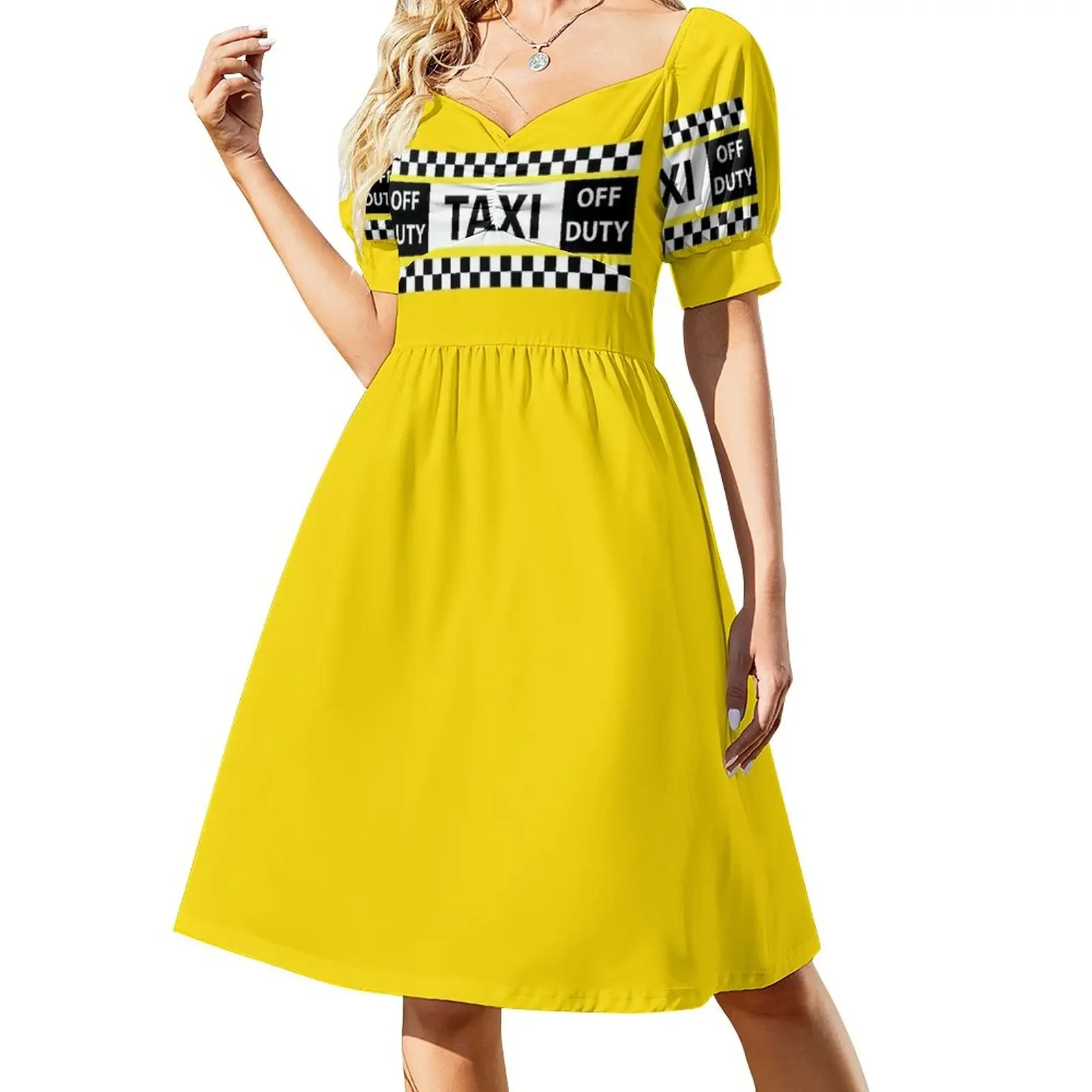 New York Yellow Taxi Cab Off Duty Short-Sleeved Dress dress for women summer Women long dress wedding guest 2025
New York Yellow Taxi Cab Off Duty Short-Sleeved Dress dress for women summer Women long dress wedding guest 2025