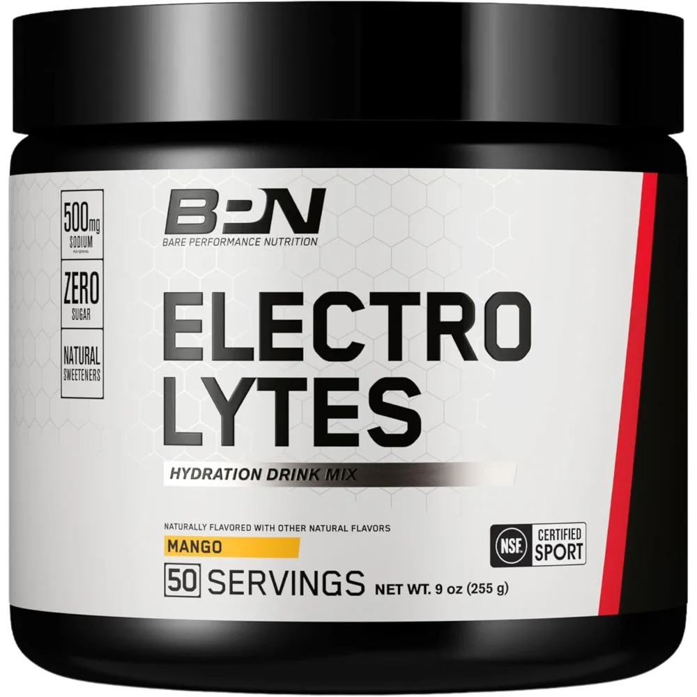 BPN Electrolytes Hydration Drink Mix | Sugar Free Electrolyte Powder | 500mg Sodium per Serving | Naturally Sweetened
BPN Electrolytes Hydration Drink Mix | Sugar Free Electrolyte Powder | 500mg Sodium per Serving | Naturally Sweetened