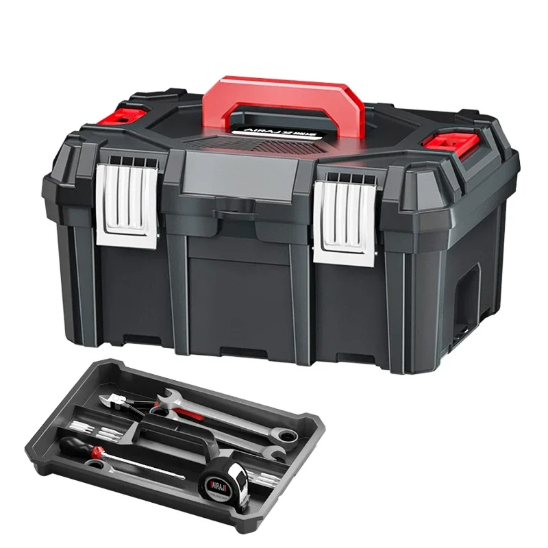 22 / 24 Inch Hardware Tool Box Household Multifunctional Plastic Portable Storage Box Industrial Grade Anti-fall Waterproof
22 / 24 Inch Hardware Tool Box Household Multifunctional Plastic Portable Storage Box Industrial Grade Anti-fall Waterproof