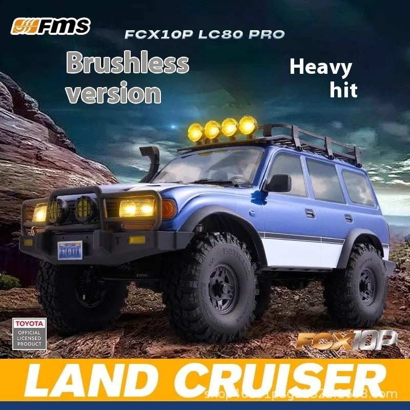 FMS FCX10 Pro Позашляховый альпинистский автомобиль с дистанционным управлением Высокая/низкая скорость Моделирование Официально лицензированный гусеничный автомобиль Toyota LC80
FMS FCX10 Pro Позашляховый альпинистский автомобиль с дистанционным управлением Высокая/низкая скорость Моделирование Официально лицензированный гусеничный автомобиль Toyota LC80