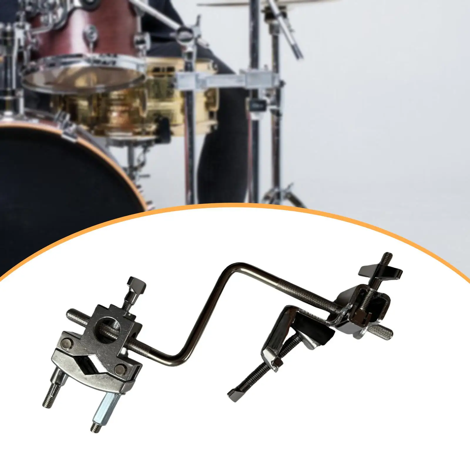 Drum Mounting Bracket Arm Rod Sturdy Metal Hoop Clamp for Cowbell Part Quick Install for Live Performance
Drum Mounting Bracket Arm Rod Sturdy Metal Hoop Clamp for Cowbell Part Quick Install for Live Performance