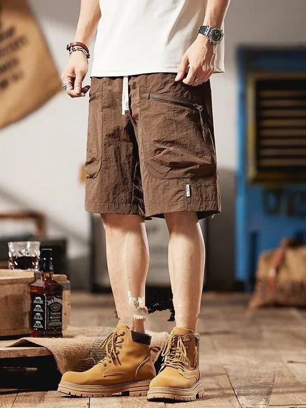 Trendy Summer Workwear Shorts Men's Outdoor Loose Sports Five-Quarter Length Quick Dry Beach Pocket Pants Casual Straight Leg
Trendy Summer Workwear Shorts Men's Outdoor Loose Sports Five-Quarter Length Quick Dry Beach Pocket Pants Casual Straight Leg