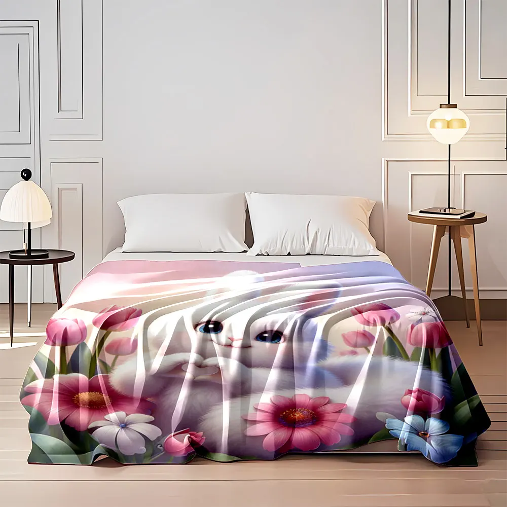 1PC Cute Animals in Flowers Prints Blanket Suitable for All Seasons Adult Children for Sofa Home Travel Camping Picnic
1PC Cute Animals in Flowers Prints Blanket Suitable for All Seasons Adult Children for Sofa Home Travel Camping Picnic