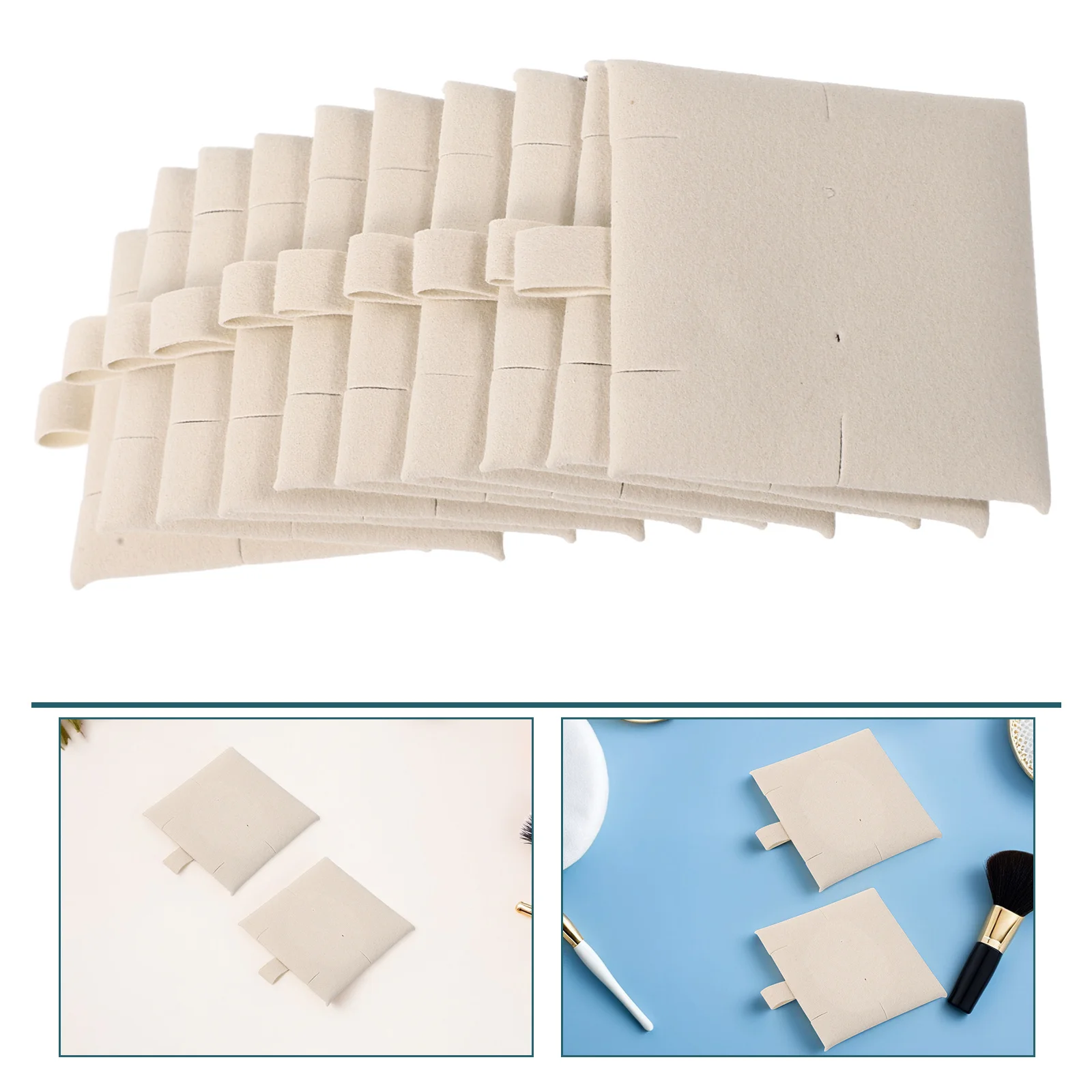 10Pcs Jewelry Bag Liners Storage Organizer Inserts Earring Pendant Display Tray Pads Travel Jewelry Storage Tray Organizer 
10Pcs Jewelry Bag Liners Storage Organizer Inserts Earring Pendant Display Tray Pads Travel Jewelry Storage Tray Organizer