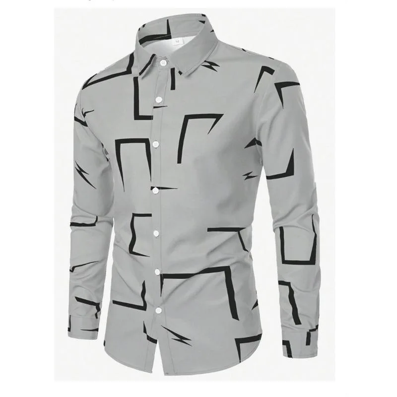 Men's Casual Printed Shirt Short Sleeve Comfortable Fit Spring Fashion Basic Color Pattern Versatile Casual Wear
Men's Casual Printed Shirt Short Sleeve Comfortable Fit Spring Fashion Basic Color Pattern Versatile Casual Wear