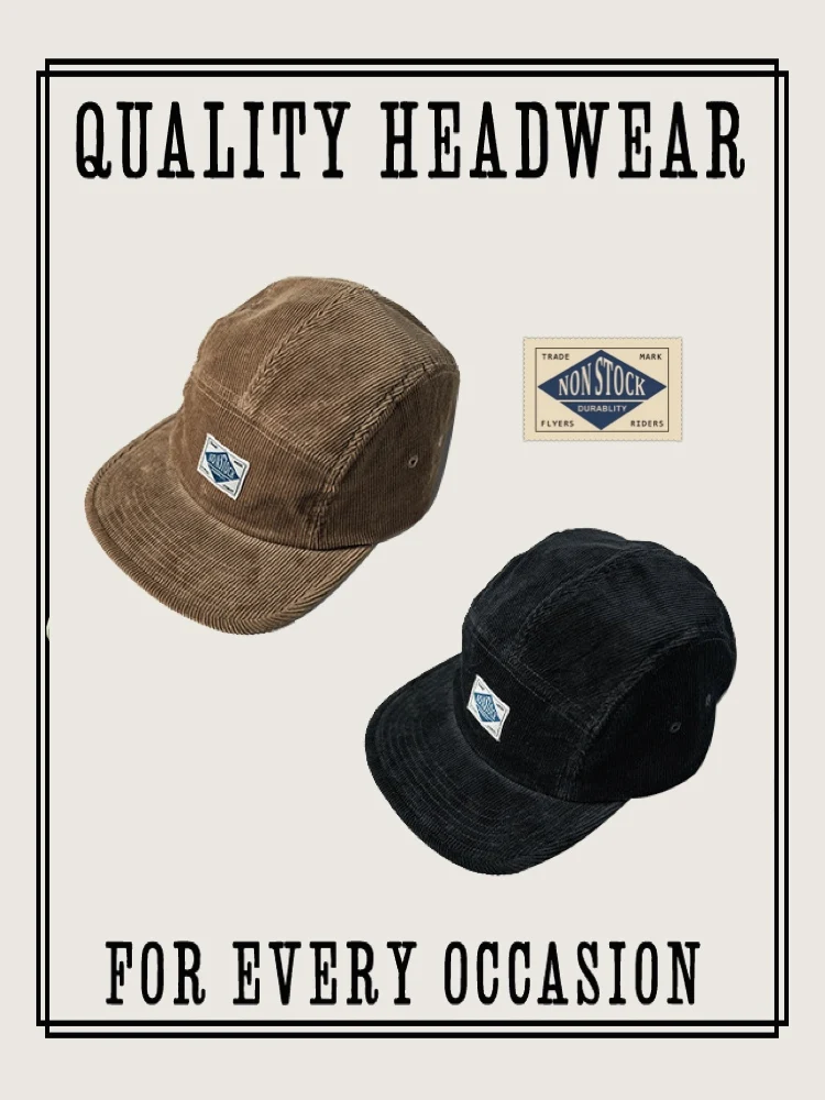 Heavyweight Corduroy American Retro Five-Piece Flat Brim Work Cap Mechanic Baseball Hat Casual ex Autumn Winter Cap
Heavyweight Corduroy American Retro Five-Piece Flat Brim Work Cap Mechanic Baseball Hat Casual ex Autumn Winter Cap