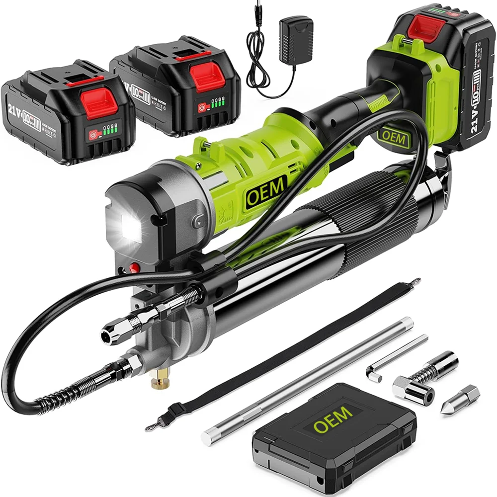 High Performance Electric Grease Gun 21v 6000psi Durable Industrial Lubrication Equipment for Heavy Work
High Performance Electric Grease Gun 21v 6000psi Durable Industrial Lubrication Equipment for Heavy Work