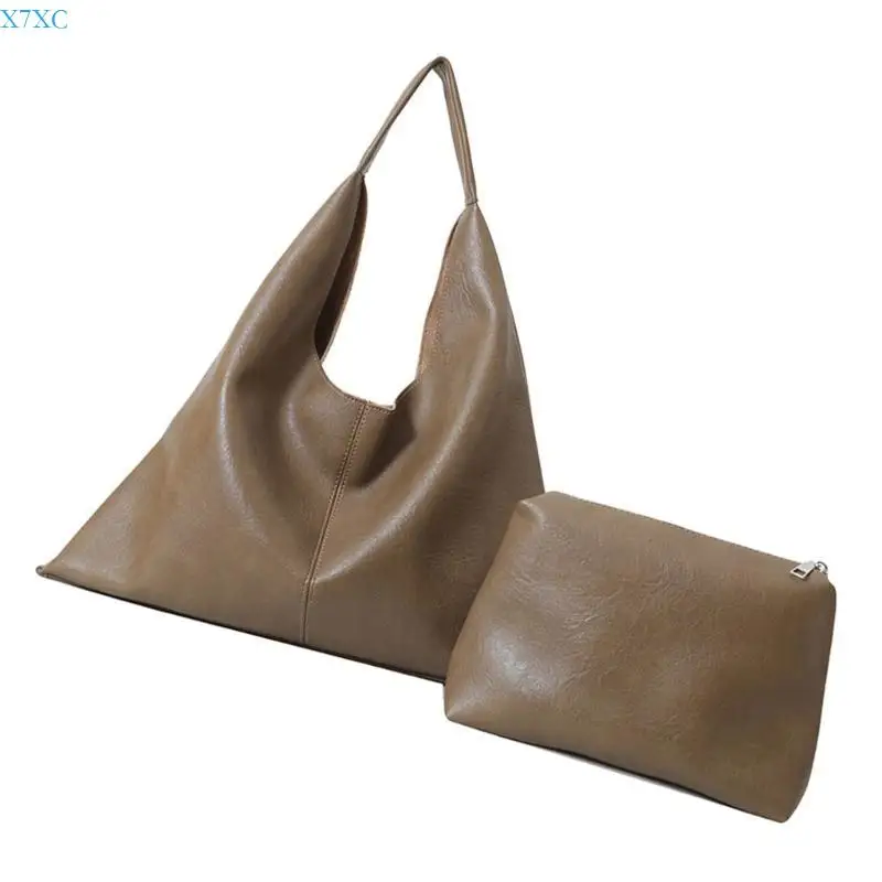 X7XC 2pcs Multipurpose Women's PU Leather Underarm Bag Purse Set Spacious Shoulder Handbags With Ample Storage
X7XC 2pcs Multipurpose Women's PU Leather Underarm Bag Purse Set Spacious Shoulder Handbags With Ample Storage