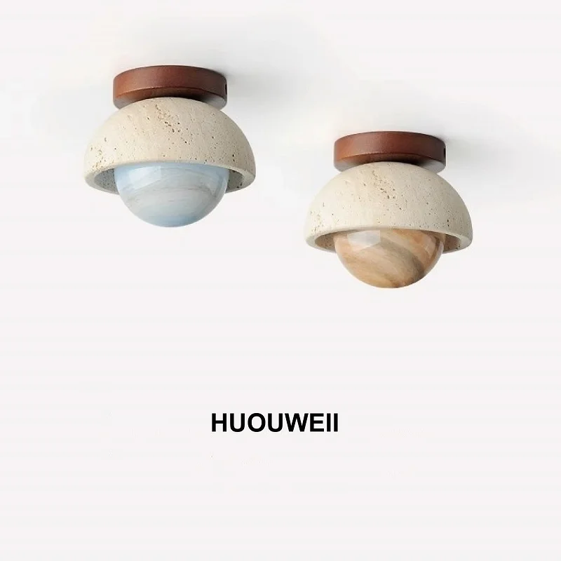 Japanese Style Yellow Cave Stone Small Ceiling Light Retro Cream Style Bedroom Entrance Balcony Corridor Stairs Aisle Lamp
Japanese Style Yellow Cave Stone Small Ceiling Light Retro Cream Style Bedroom Entrance Balcony Corridor Stairs Aisle Lamp