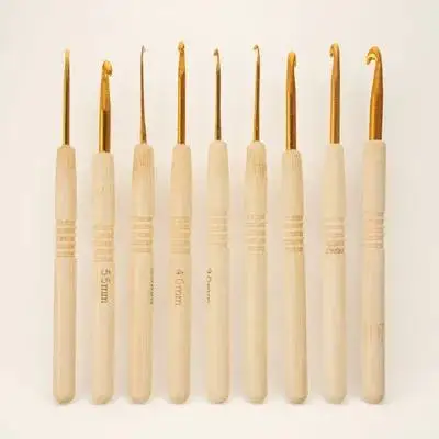 9Pcs Bamboo Crochet Hooks Set Durable Lightweight Knitting Tools for DIY Yarn Crafts Scarf Sweater Gloves Knitting Needles
9Pcs Bamboo Crochet Hooks Set Durable Lightweight Knitting Tools for DIY Yarn Crafts Scarf Sweater Gloves Knitting Needles